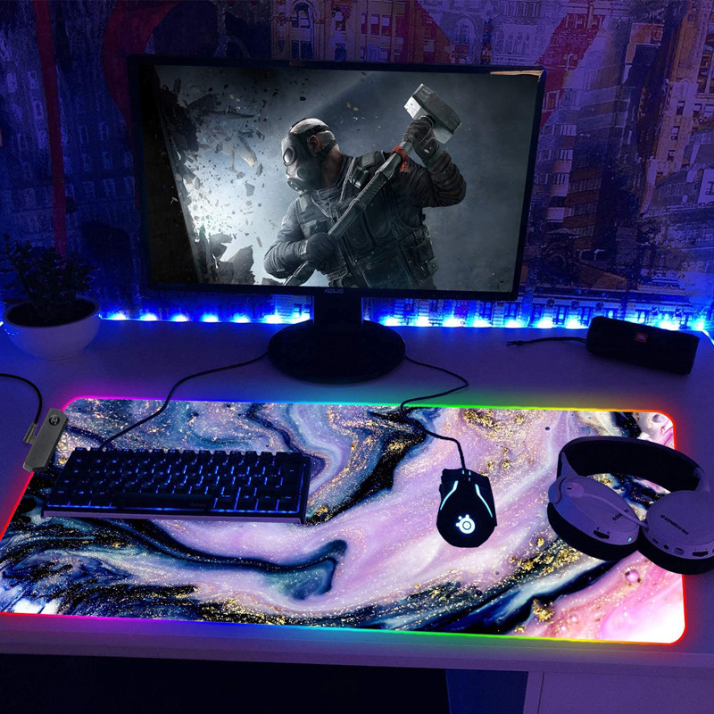 RGB mouse pad